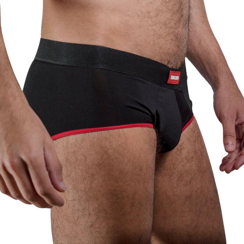 MALE - MS24A DARK YELLOW BRIEF UNDERWEAR S Sexshoptuga 