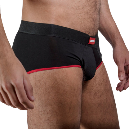 MACHO - MS24A CUECA BRIEF AMARELO ESCURO S - Sexshoptuga 