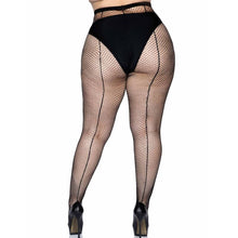 LEG AVENUE - MEIA-CALA BACKSEAM - PRETA PLUS SIZE - Sexshoptuga  Sexshoptuga 