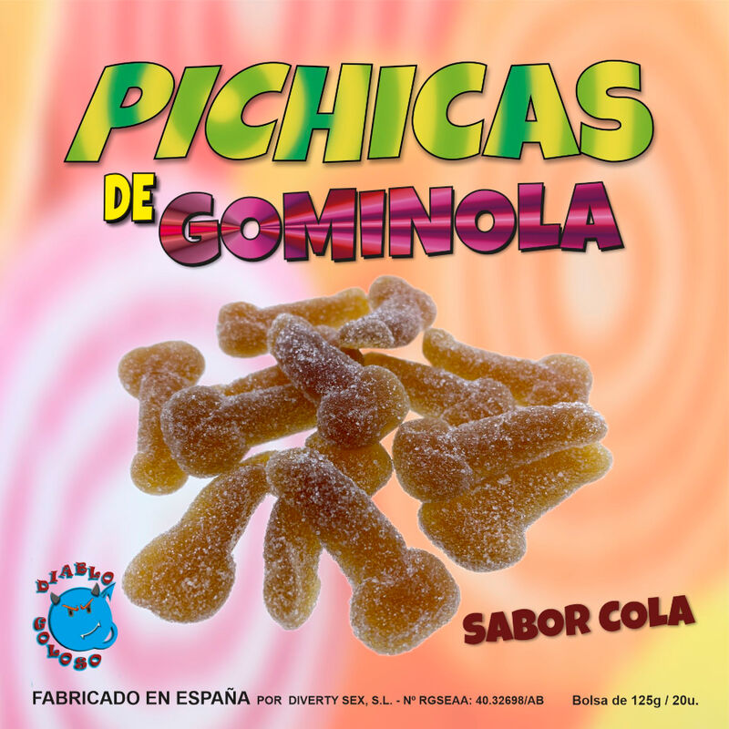 DIABLO GOLOSO - FATIAS DE GOMA DE COLA - Sexshoptuga  Sexshoptuga 