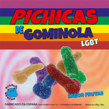 PRIDE - FRUTAS DE PÊNIS GOMAS COM AÚCAR LGBT - Sexshoptuga 