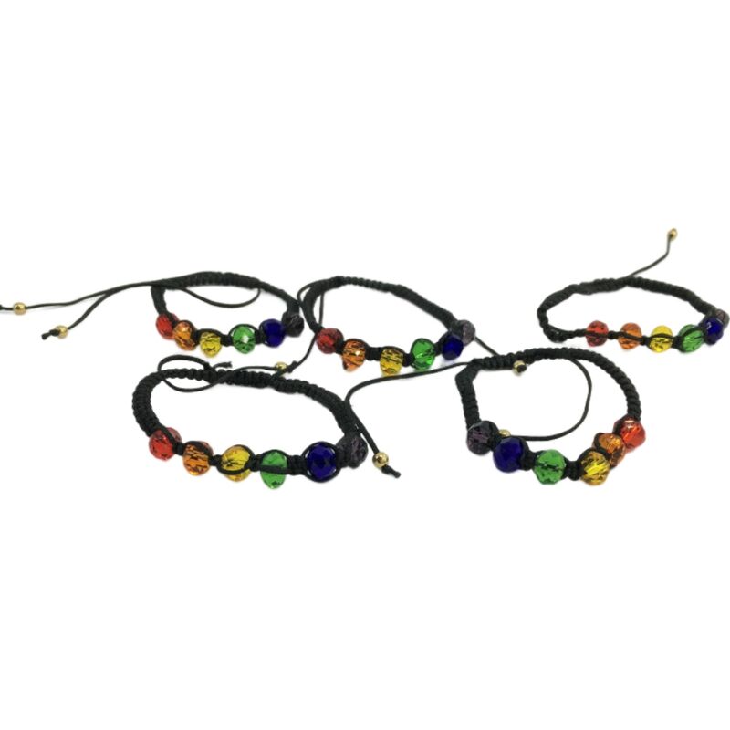 PRIDE - PULSEIRA DE FRISAS COM BANDEIRA LGBT - Sexshoptuga 