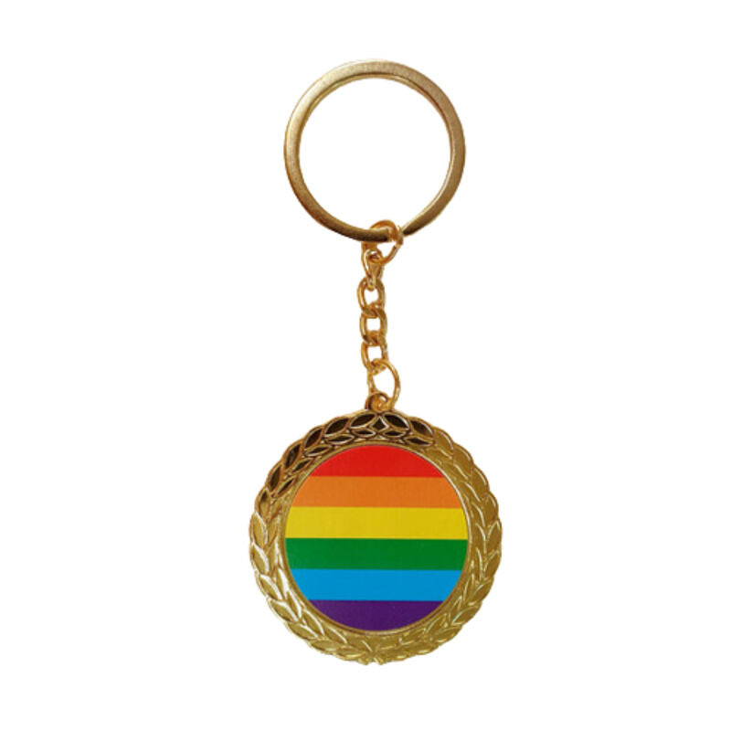 PRIDE - CHAVEIRO REDONDO BANDEIRA LGBT - Sexshoptuga 