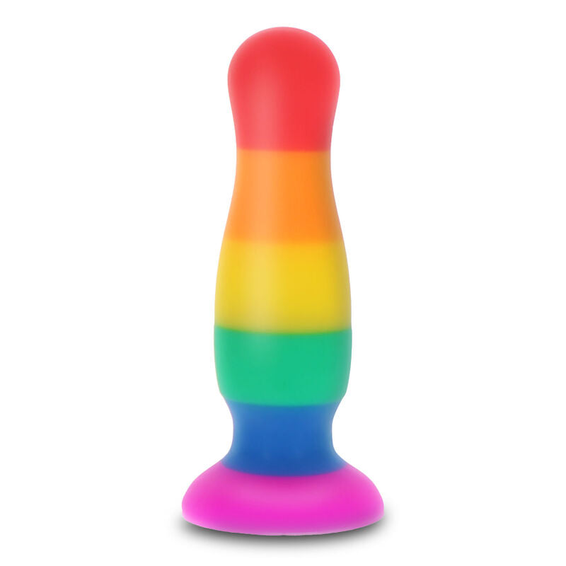 ORGULHO - BANDEIRA LGBT PLUG FELIZ STUFER 12 CM - Sexshoptuga  Sexshoptuga 