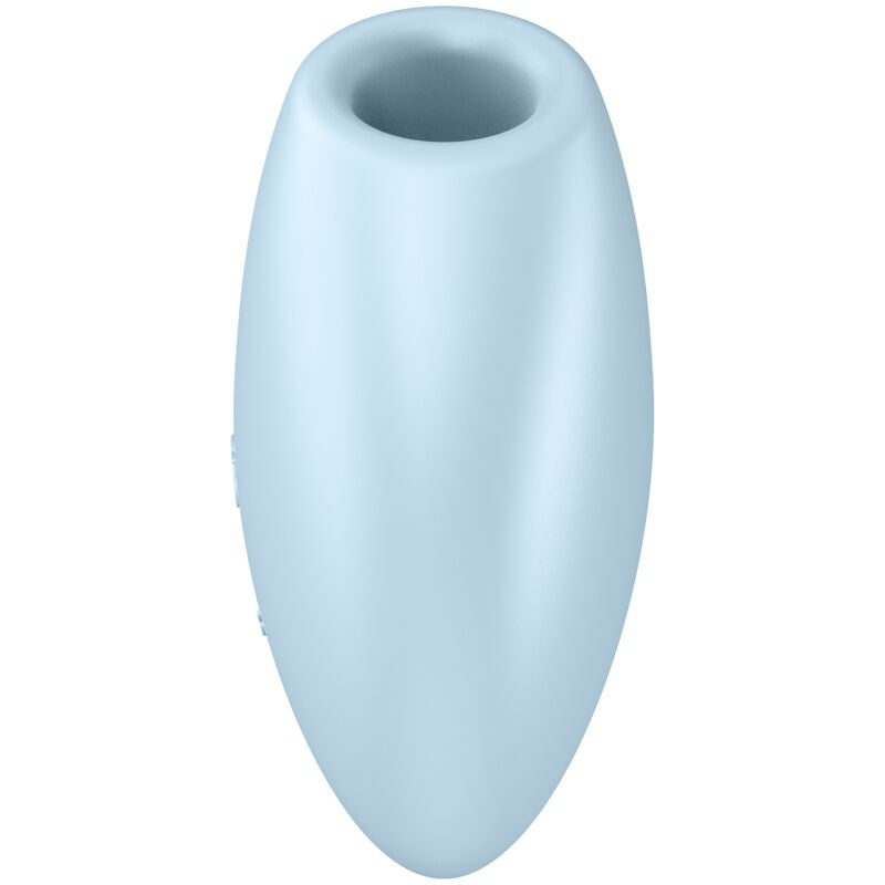 SATISFYER - CUTIE HEART ESTIMULADOR DE PULSO E VIBRADOR DE AR AZUL - Sexshoptuga  Sexshoptuga 