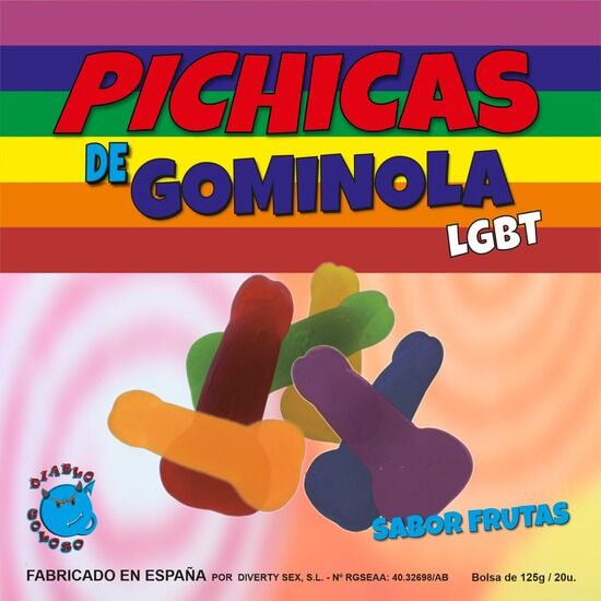 PRIDE - FRUTAS DO PÊNIS GOMAS LGBT - Sexshoptuga  Sexshoptuga 