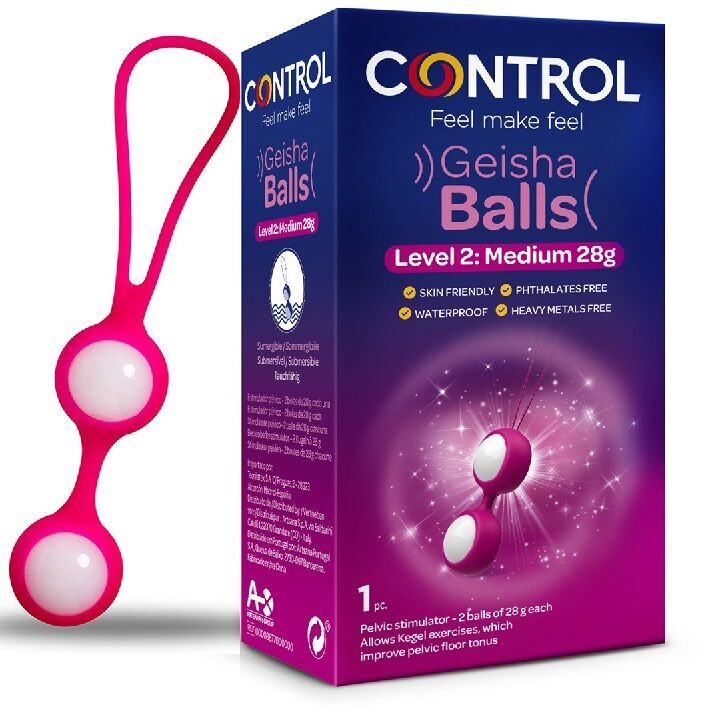 CONTROL - BOLAS DE GEISHA NÍVEL II - 28G - Sexshoptuga 