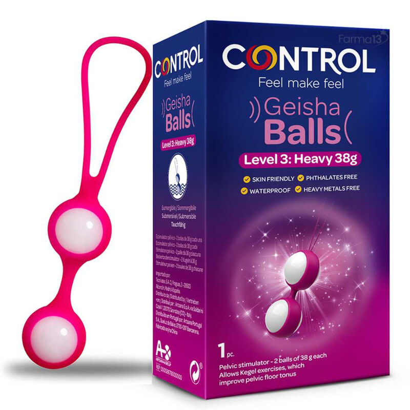 CONTROL - BOLAS DE GEISHA NÍVEL III - 38G - Sexshoptuga 