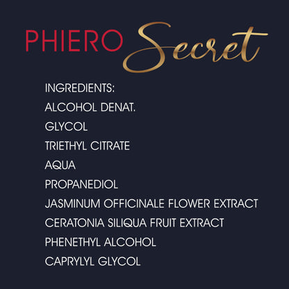 500 COSMETICS - PHIERO SECRET NATURAL INODORLESS COMBINAÇÃO HORMÔNIOS SEXUAIS FEMININOS 15 ML - Sexshoptuga 