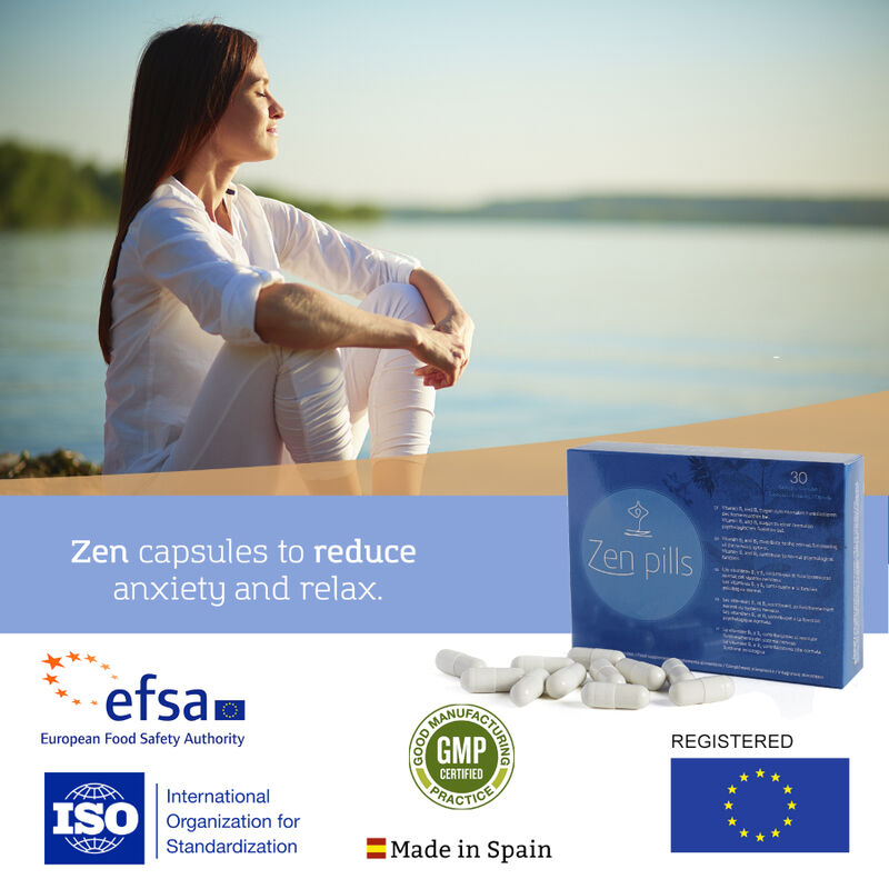 500 COSMETICS - ZEN PILLS CÁPSULAS PARA REDUZIR A ANSIEDADE - Sexshoptuga Sexshoptuga 