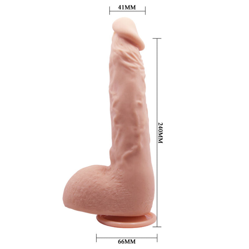 BAILE - DILDO REALISTA JASON NATURAL 24 CM - Sexshoptuga 