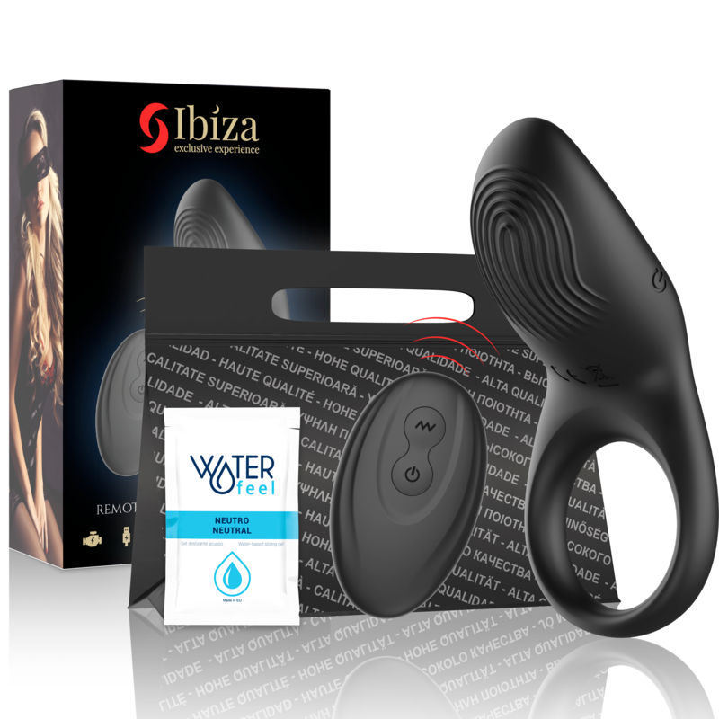 IBIZA - ANEL VIBRADOR DE CONTROLE REMOTO FULL CONTACT - Sexshoptuga  Sexshoptuga 