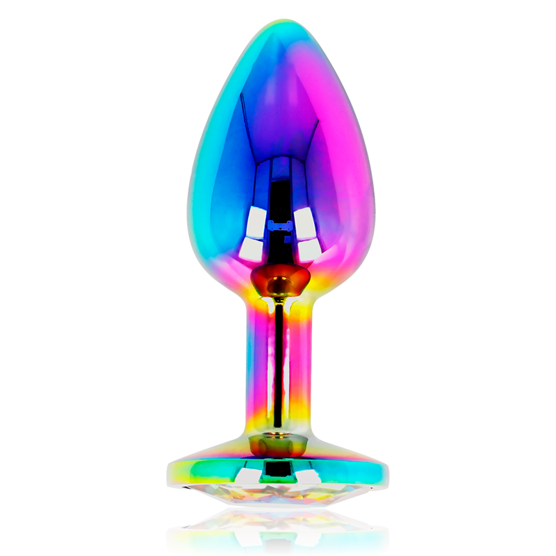 OHMAMA - PLUG ANAL CÍRCULO IRIDESCENTE TAMANHO S - Sexshoptuga 