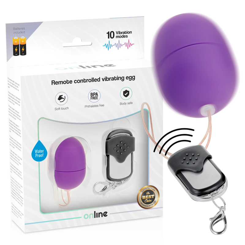 ONLINE - OVO VIBRANTE COM CONTROLE REMOTO S LILAC - Sexshoptuga  Sexshoptuga 