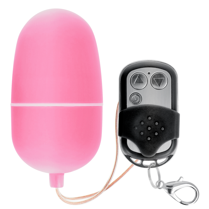 ONLINE - OVO VIBRANTE COM CONTROLE REMOTO M ROSA - Sexshoptuga 