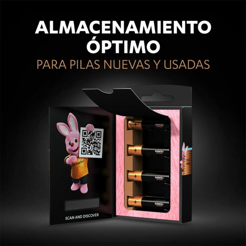 DURACELL - BATERIA ALCALINA OPTIMUM 200 AAA LR03 4 UNIDADE - Sexshoptuga  Sexshoptuga 