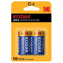 KODAK - BATERIA ALCALINA MAX C LR14 2 UNIDADES - Sexshoptuga 