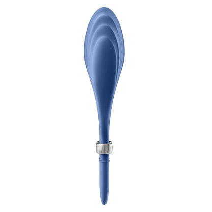 SATISFYER - VIBRADOR DE ANEL DUELISMO AZUL - Sexshoptuga 