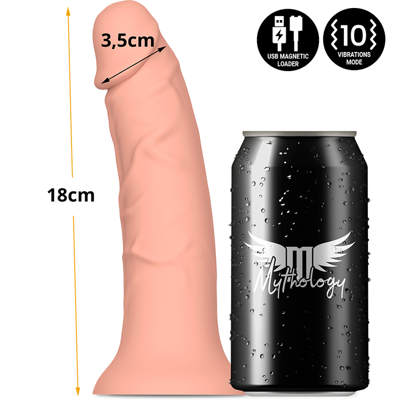 MYTHOLOGY - ASHER ORIGINAL DILDO S - VIBRADOR COMPATÍVEL COM A TECNOLOGIA WATCHME WIRELESS - Sexshoptuga 