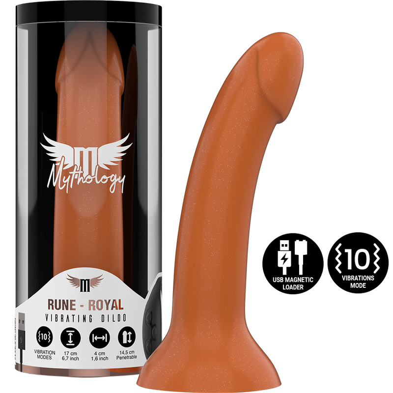 MYTHOLOGY - RUNE ROYAL DILDO M - VIBRADOR WATCHME TECNOLOGIA SEM FIO COMPATÍVEL - Sexshoptuga 