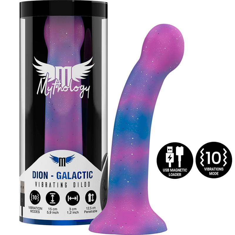 MYTHOLOGY - DION GALACTIC DILDO S - VIBRADOR WATCHME TECNOLOGIA SEM FIO COMPATÍVEL - Sexshoptuga 