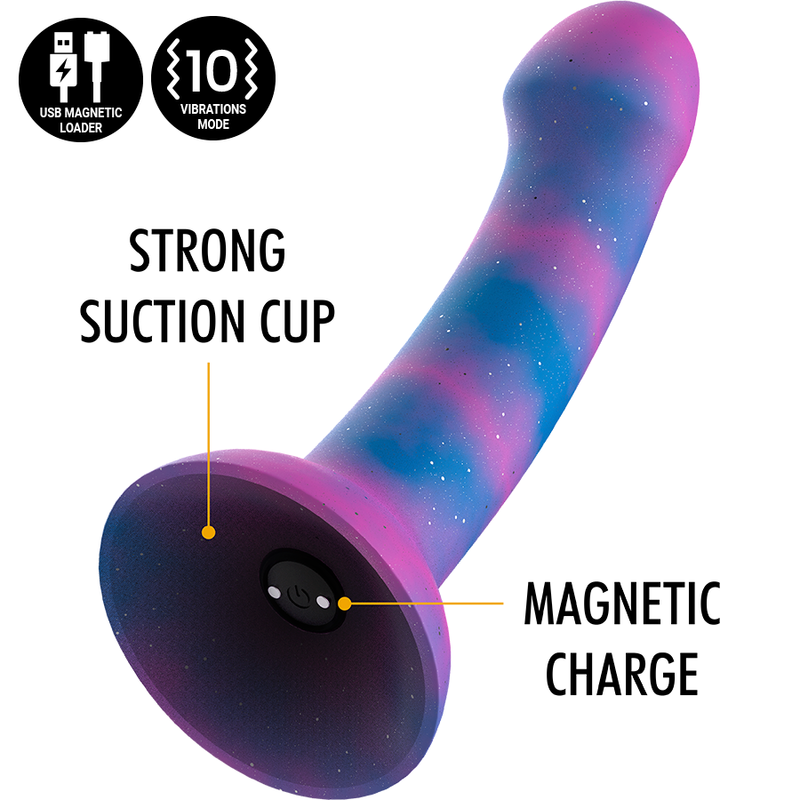 MYTHOLOGY - DION GALACTIC DILDO M - VIBRADOR WATCHME TECNOLOGIA SEM FIO COMPATÍVEL - Sexshoptuga 