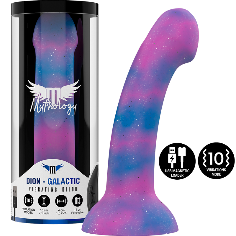 MYTHOLOGY - DION GALACTIC DILDO M - VIBRADOR WATCHME TECNOLOGIA SEM FIO COMPATÍVEL - Sexshoptuga 