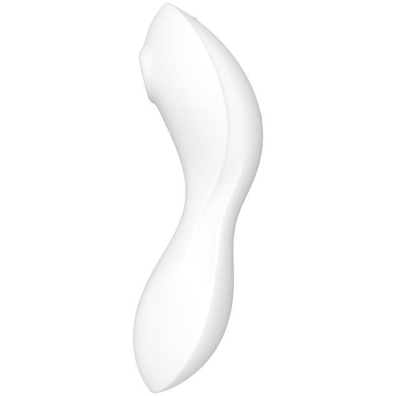 SATISFYER - CURVY TRINITY 5 ESTIMULADOR DE PULSO DE AR E APLICATIVO VIBRADOR BRANCO - Sexshoptuga  Sexshoptuga 