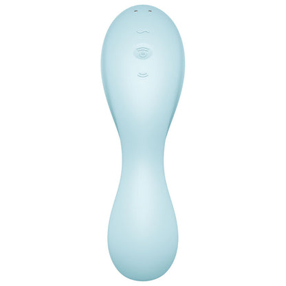 SATISFYER - CURVY TRINITY 5 ESTIMULADOR DE PULSO DE AR E APLICATIVO VIBRADOR BRANCO - Sexshoptuga 