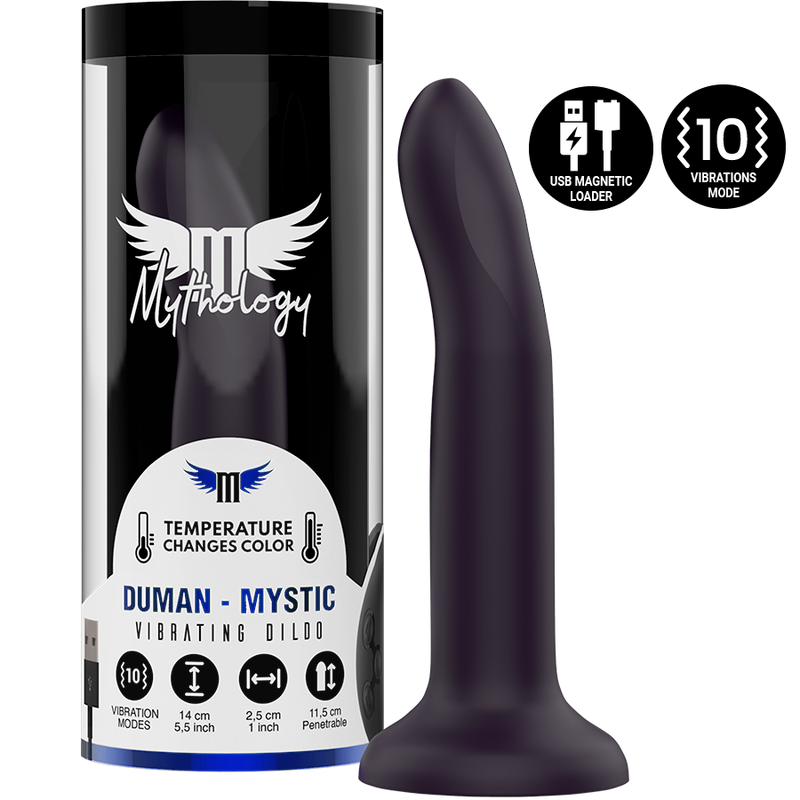 MYTHOLOGY DUMAN MYSTIC DILDO S - VIBRADOR WATCHME TECNOLOGIA SEM FIO COMPATÍVEL - Sexshoptuga 