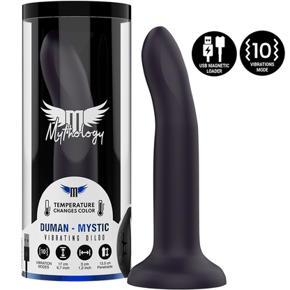 MYTHOLOGY - DUMAN MYSTIC DILDO M - VIBRADOR COMPATÍVEL COM A TECNOLOGIA WATCHME WIRELESS - Sexshoptuga 