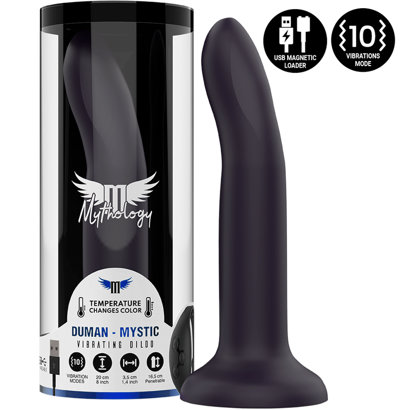 MYTHOLOGY - DUMAN MYSTIC DILDO L - VIBRADOR COMPATÍVEL COM A TECNOLOGIA WATCHME WIRELESS - Sexshoptuga  Sexshoptuga 