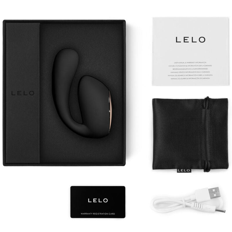 LELO - IDA WAVE MASSAGEIRO PARA CASAIS PRETO - Sexshoptuga 