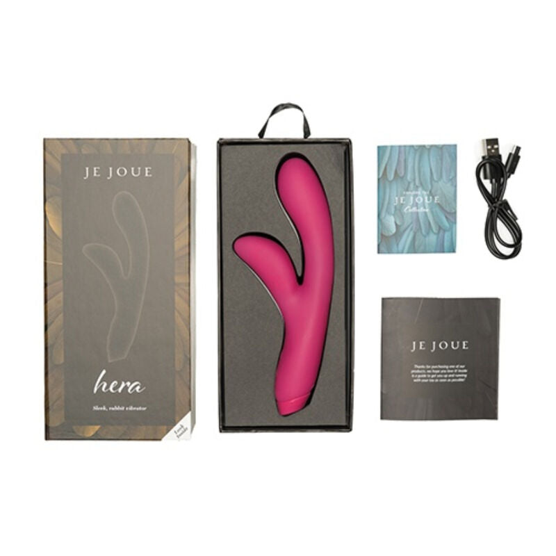 JE JOUE - VIBRADOR DE COELHO HERA - FÚCSIA - Sexshoptuga  Sexshoptuga 