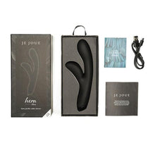 JE JOUE - VIBRADOR HERA FLEX COELHO - PRETO - Sexshoptuga  Sexshoptuga 