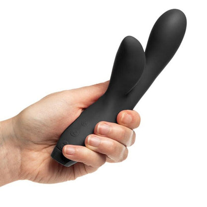 JE JOUE - VIBRADOR HERA FLEX COELHO - PRETO - Sexshoptuga 