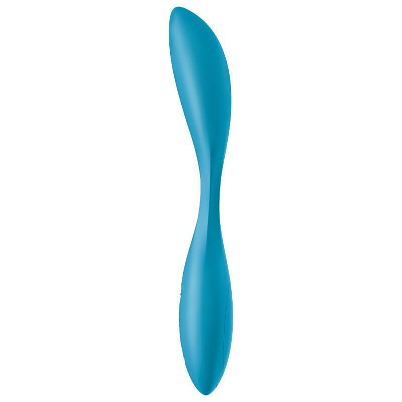 SATISFYER - MULTI VIBRADOR G-SPOT FLEX 1 AZUL - Sexshoptuga 