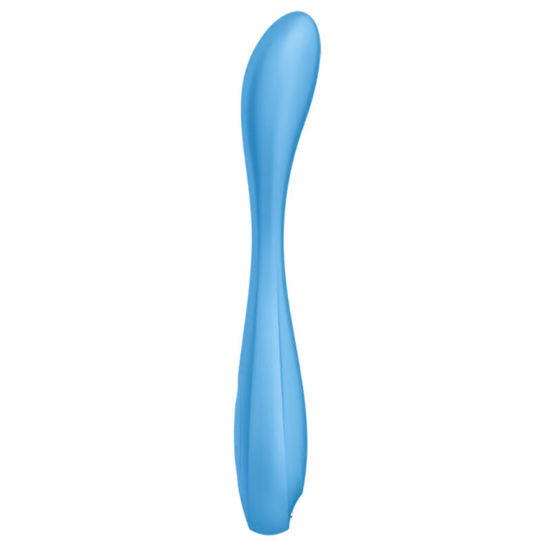 SATISFYER - APLICATIVO MULTIVIBRADOR G-SPOT FLEX 4+ AZUL - Sexshoptuga  Sexshoptuga 