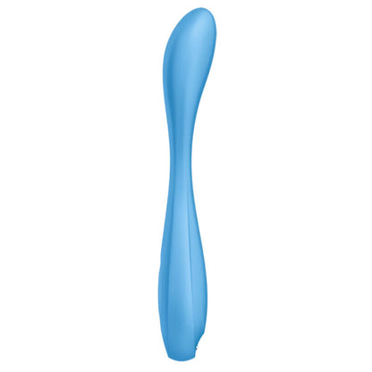 SATISFYER - APLICATIVO MULTIVIBRADOR G-SPOT FLEX 4+ AZUL - Sexshoptuga 