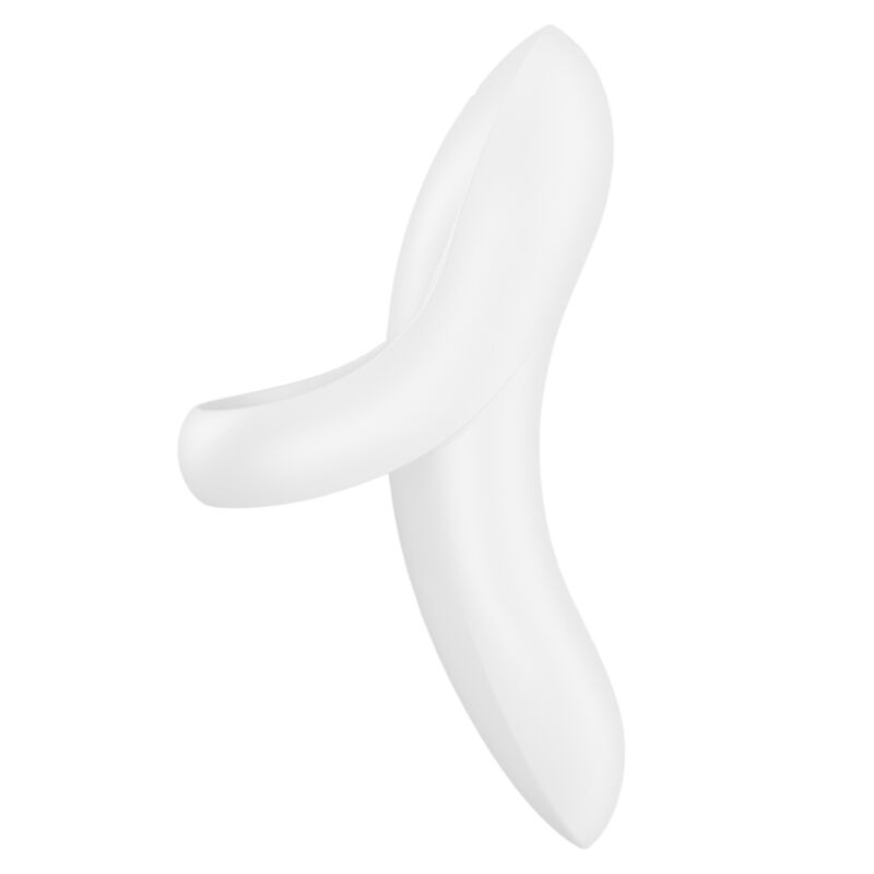 SATISFYER - VIBRADOR DE DEDO BOLD LOVER BRANCO - Sexshoptuga  Sexshoptuga 