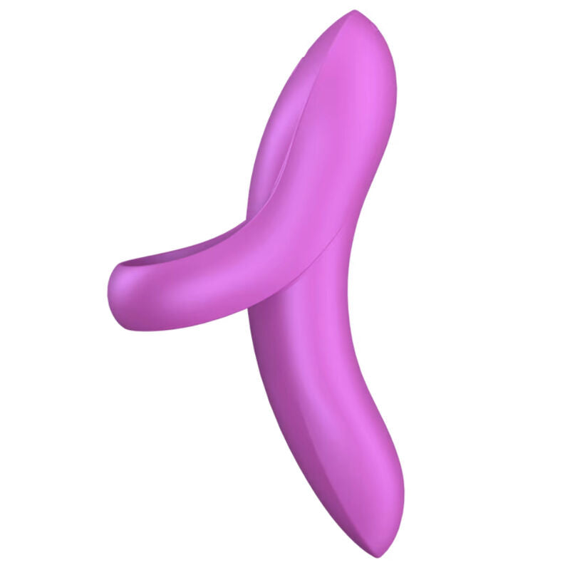 SATISFYER - VIBRADOR DE DEDO BOLD LOVER BRANCO - Sexshoptuga  Sexshoptuga 