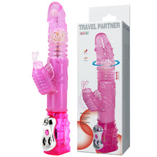 BAILE - TRAVEL PARTNER UP & DOWN ROTATOR RABBIT ROSA - Sexshoptuga