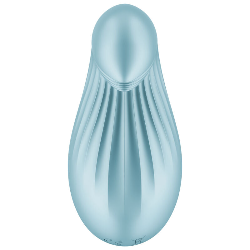 SATISFYER - VIBRADOR LAY-ON DIPPING DELIGHT AZUL - Sexshoptuga  Sexshoptuga 