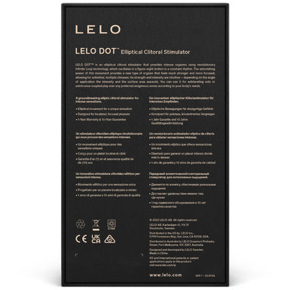 LELO - ESTIMULADOR DE CLITÓRIS DOT - ROSA - Sexshoptuga 