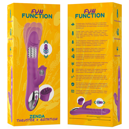 FUN FUNCTION - ZENDA THRUSTER E ROTAÇÃO - Sexshoptuga 