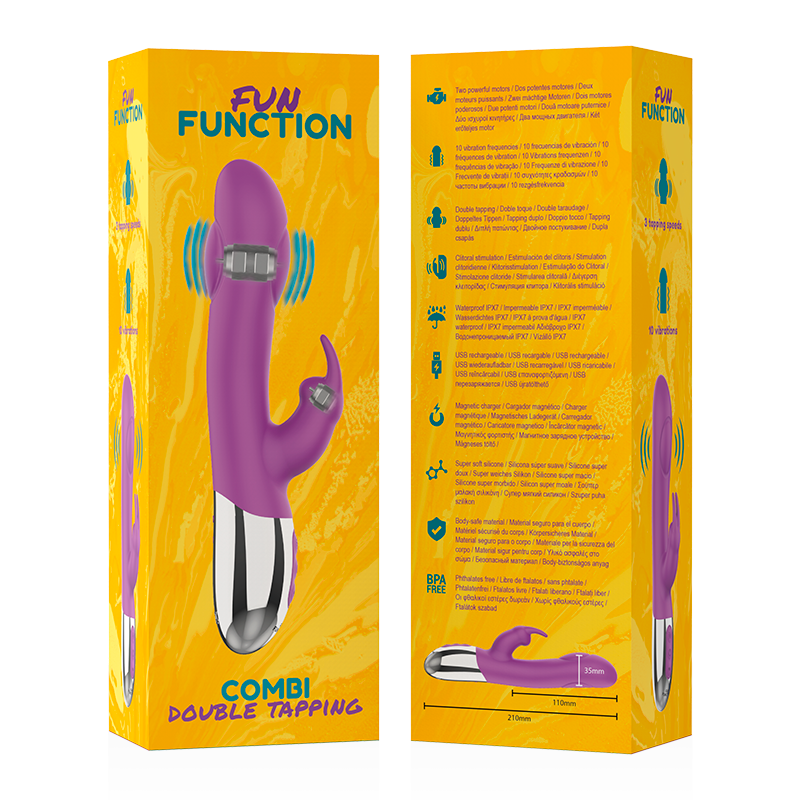 FUN FUNCTION - COMBI TOQUE DUPLO - Sexshoptuga  Sexshoptuga 