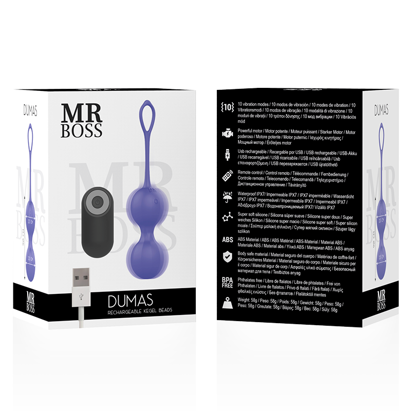 MR BOSS - DUMAS PERLINE KEGEL VIBRANTI TELECOMANDO - Sexshoptuga  Sexshoptuga 