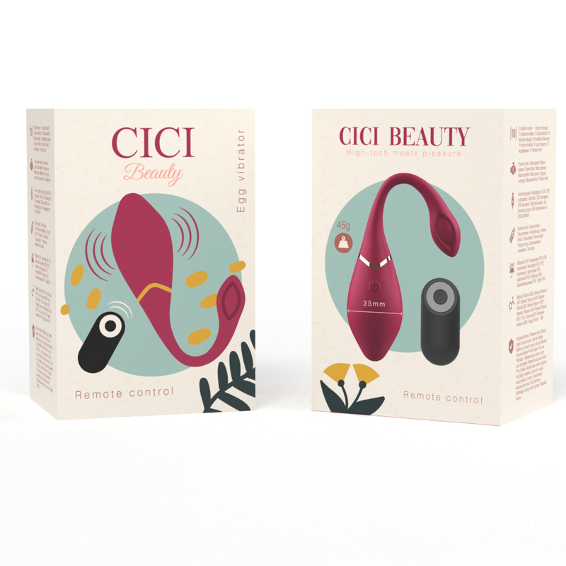 CICI BEAUTY - CONTROLE REMOTO PREMIUM SILICONE EGG VIBRADOR - Sexshoptuga 