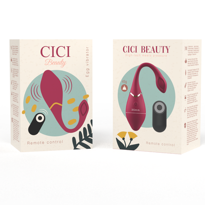 CICI BEAUTY - CONTROLE REMOTO PREMIUM SILICONE EGG VIBRADOR - Sexshoptuga 