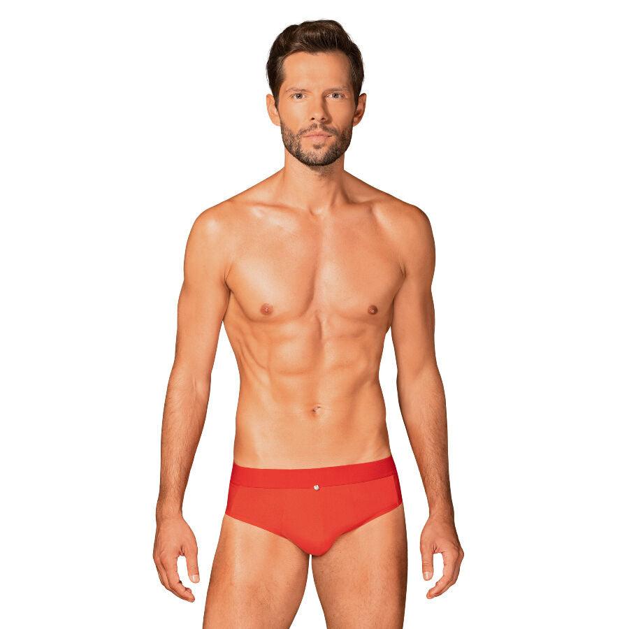 OBSESSIVE - CUECAS BOLDERO VERMELHO S/M - Sexshoptuga 